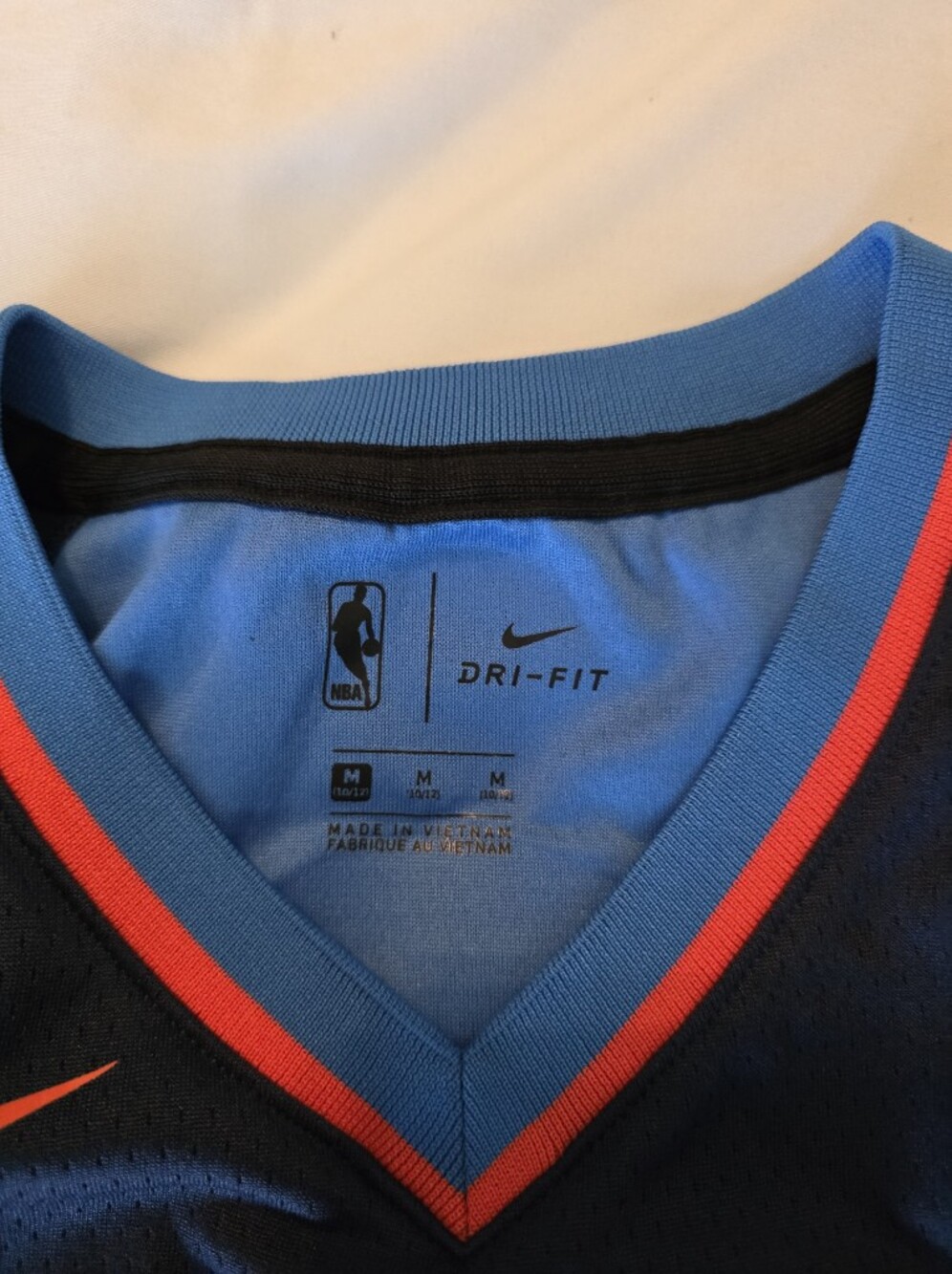 OKC Thunder Westbrook Jersey Size M Youth NBA - Picture 3 of 8